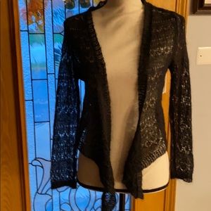 Black cardigan